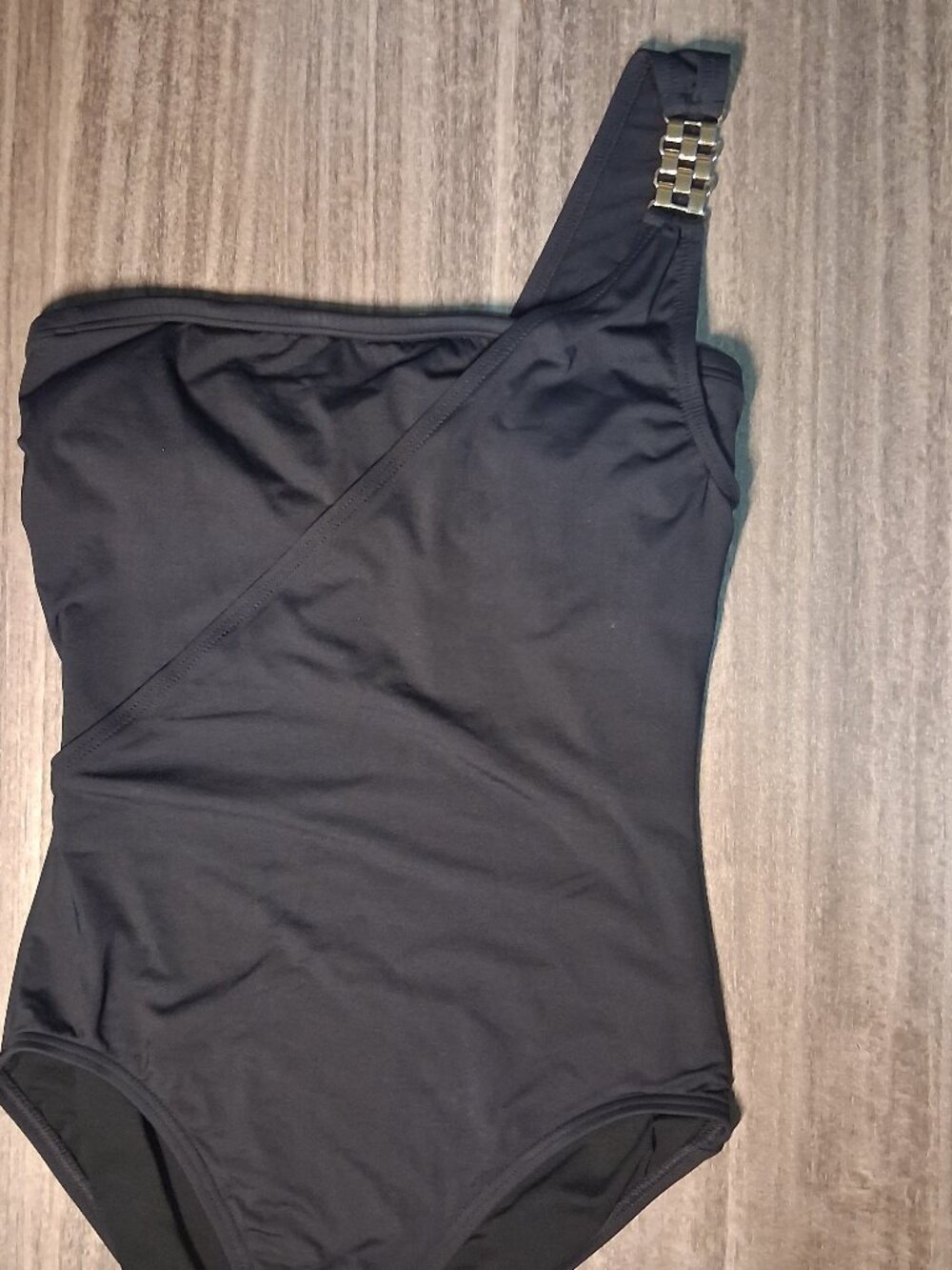 Michael Kors Sleek Liquid Navy Blue One-Piece Swimsuit
